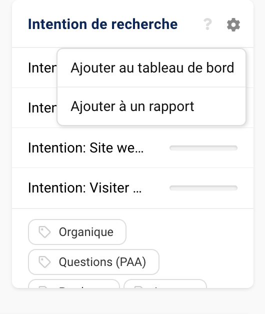 Intention de recherche